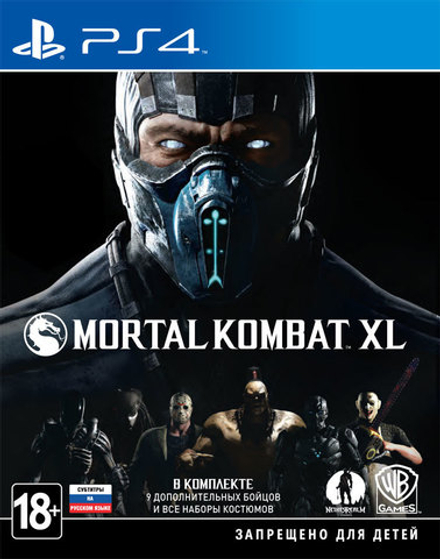 Mortal Kombat XL (диск для PS4, интерфейс и субтитры на русском языке)