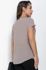 Блуза Ника (бежевая) Б10955 LT Collection (Акция)