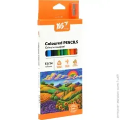 Rəngli karandaş \ Цветные карандаши 12/24rəng 290755 Orange Line YES