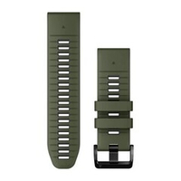 QuickFit 26mm Moss/Graphite  Silicone watch band