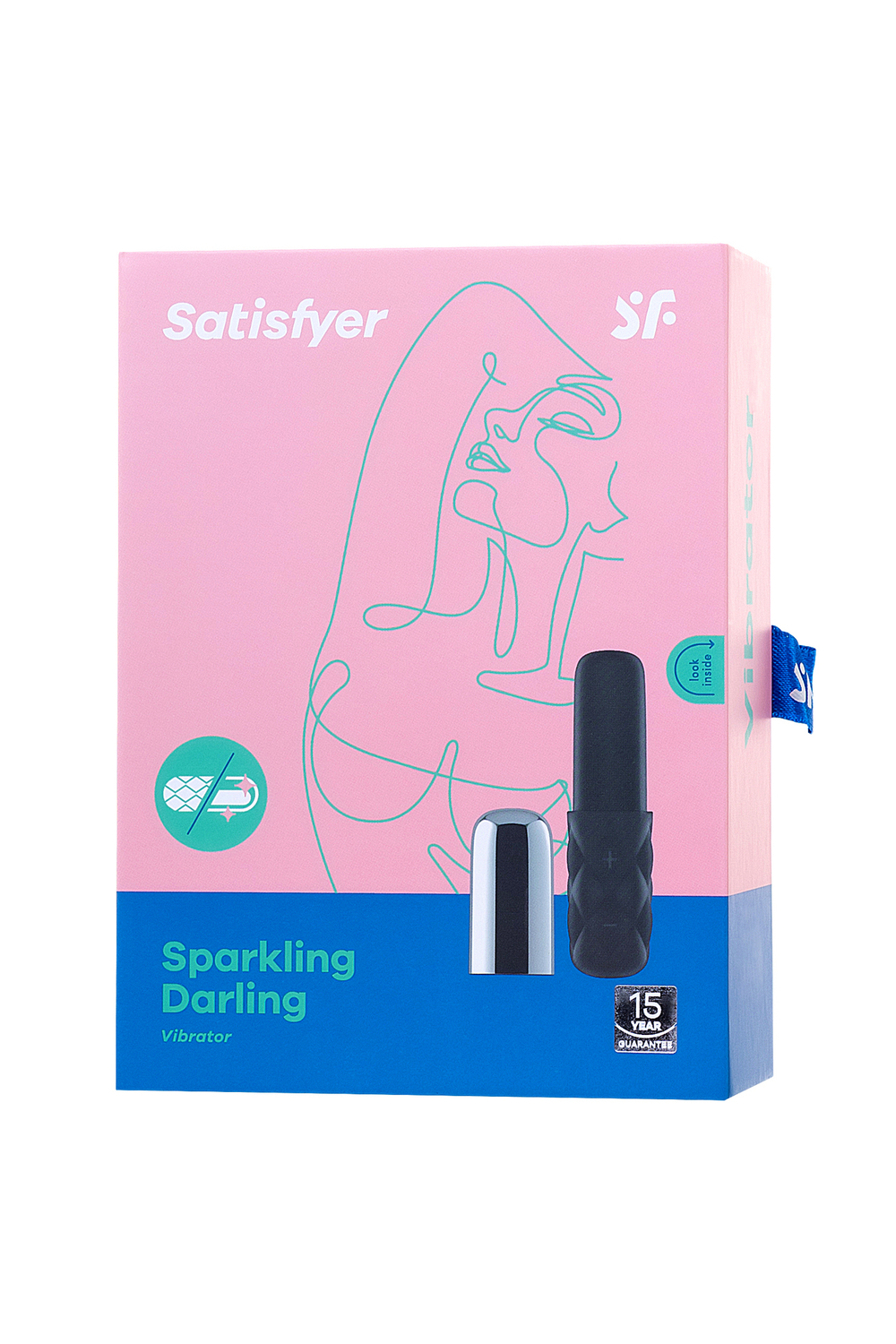 Вибромассажер Satisfyer Mini Lovely Honey черный золото 11,4 см