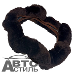 Оплетка на руль круглая Coolpart MAXIMAL Австралия (38*38) - МЕХ - AB-SK шоколад