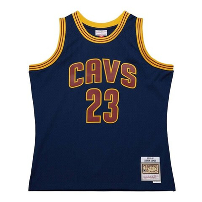Футболка Mitchell&Ness NBA Swingman Jersey 2015 Cleveland Cavaliers LeBron James Navy