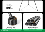 Трипод Ugreen LP661-15187 Black