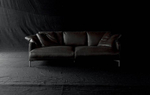Диван Duma XL LIVING DIVANI кожа/grafit 2200х1020х760h