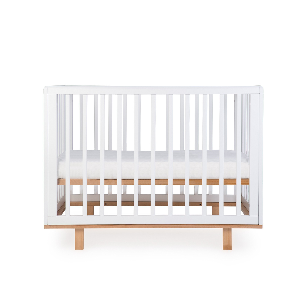 Кроватка детская Happy Baby MIRRA, 120 х 60 см, белый