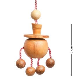 Народные промыслы ДР-520/1 Подвеска деревянная «Капитошка»