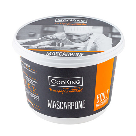 Сыр мягкий Маскарпоне 83% «CooKing» - 500 г