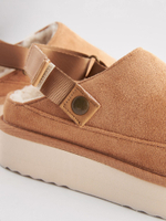 Тапочки с подкладкой из искусственного меха Next 880-271, Песочный