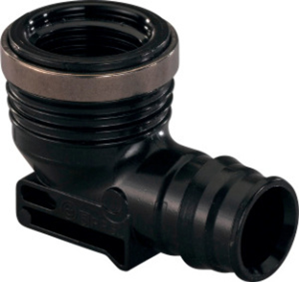 Q&E УГОЛЬНИК С ВНУТРЕННЕЙ РЕЗЬБОЙ PPSU 25-RP3/4"ВР '35Щ(новый аналог UP 1023026)