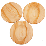 Набор деревянных тарелок Art of Siberia из сибирского кедра 3шт. TN29
