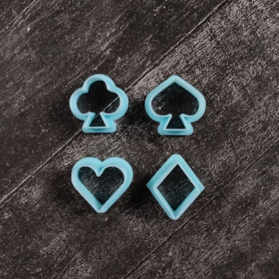 Набор миниформ "масти / игральные карты"