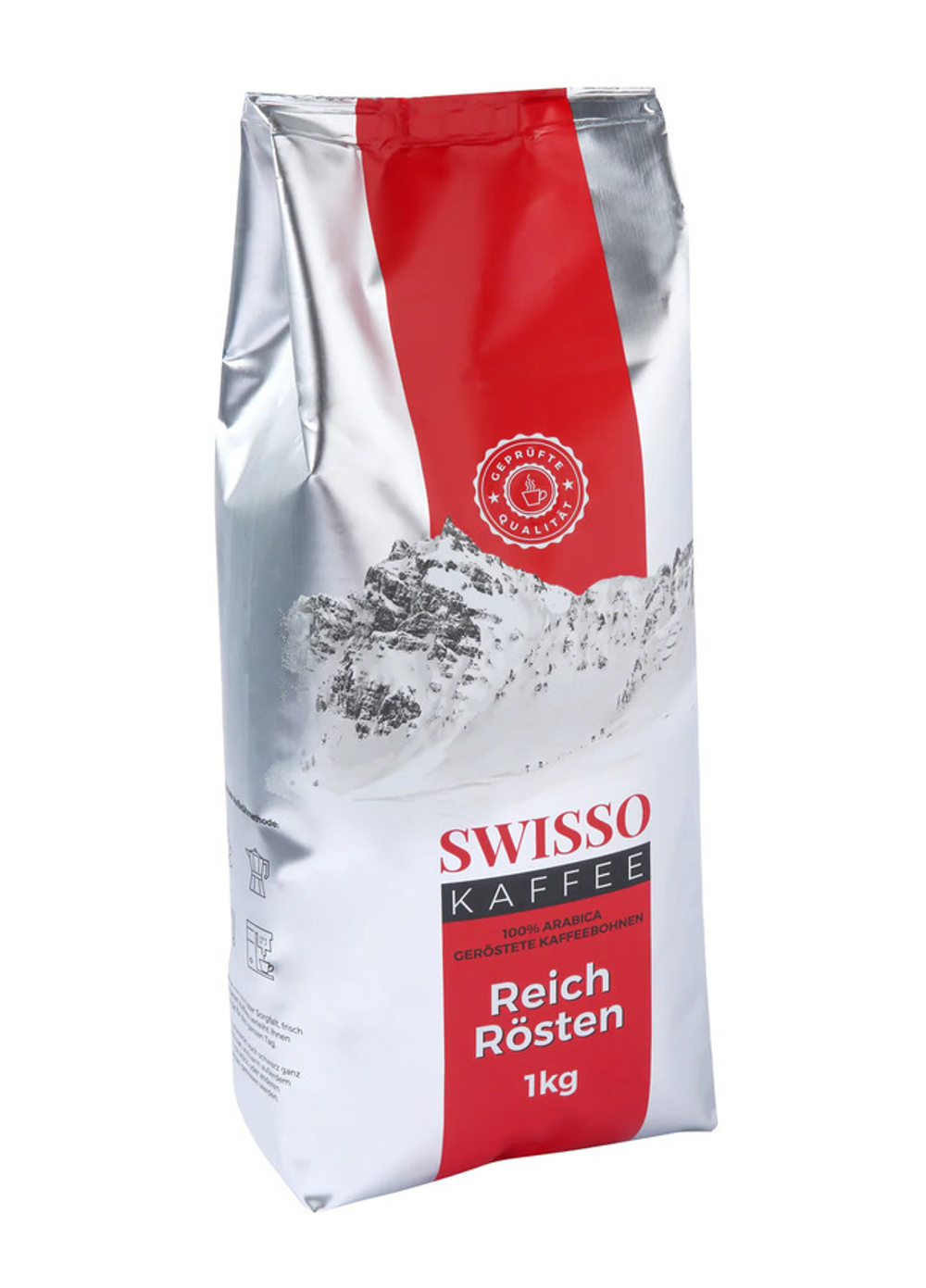 купить Кофе в зернах Swisso Kaffee Reich Rosten, 1 кг (Свиссо Кафе)