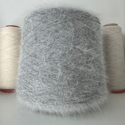 ANGORA 80 - Biagioli Modesto; 80% ангора, 20% п/а; 850м/100гр, (2/17000); col. 100553, цвет: светло-серый меланж; S721; Есть бобинка: 171 гр