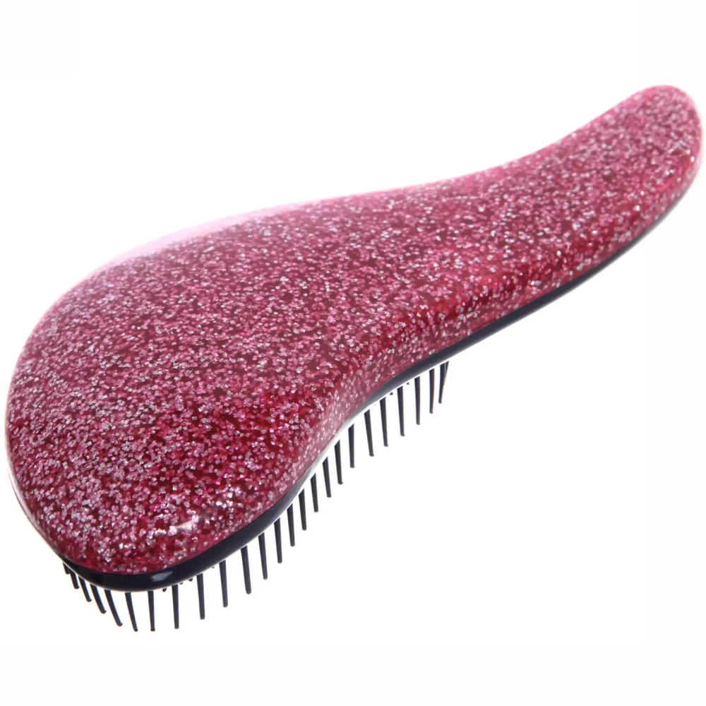 Расческа массажная компактная «Marlene», в пластиковой коробке, цвет темно-фиолетовый, 15см