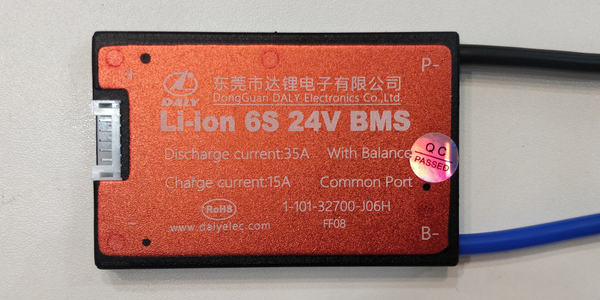 Плата контроля BMS Li-ion 6S 24V 35A