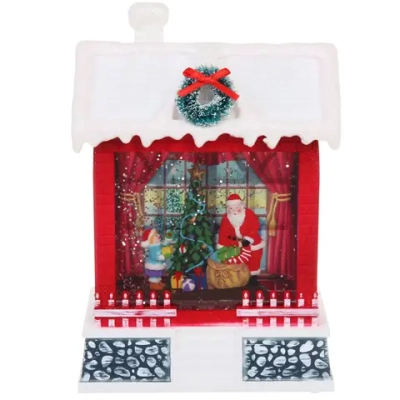 Сувенир с подсветкой «Новогодняя ночь» 13.5*8*19.5 см (питание от USB и батареек)