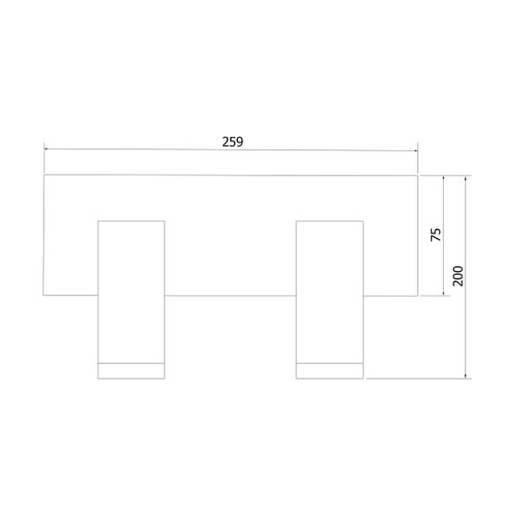 Светодиодный спот Eurosvet Fleur 20066/2 LED черный/золото