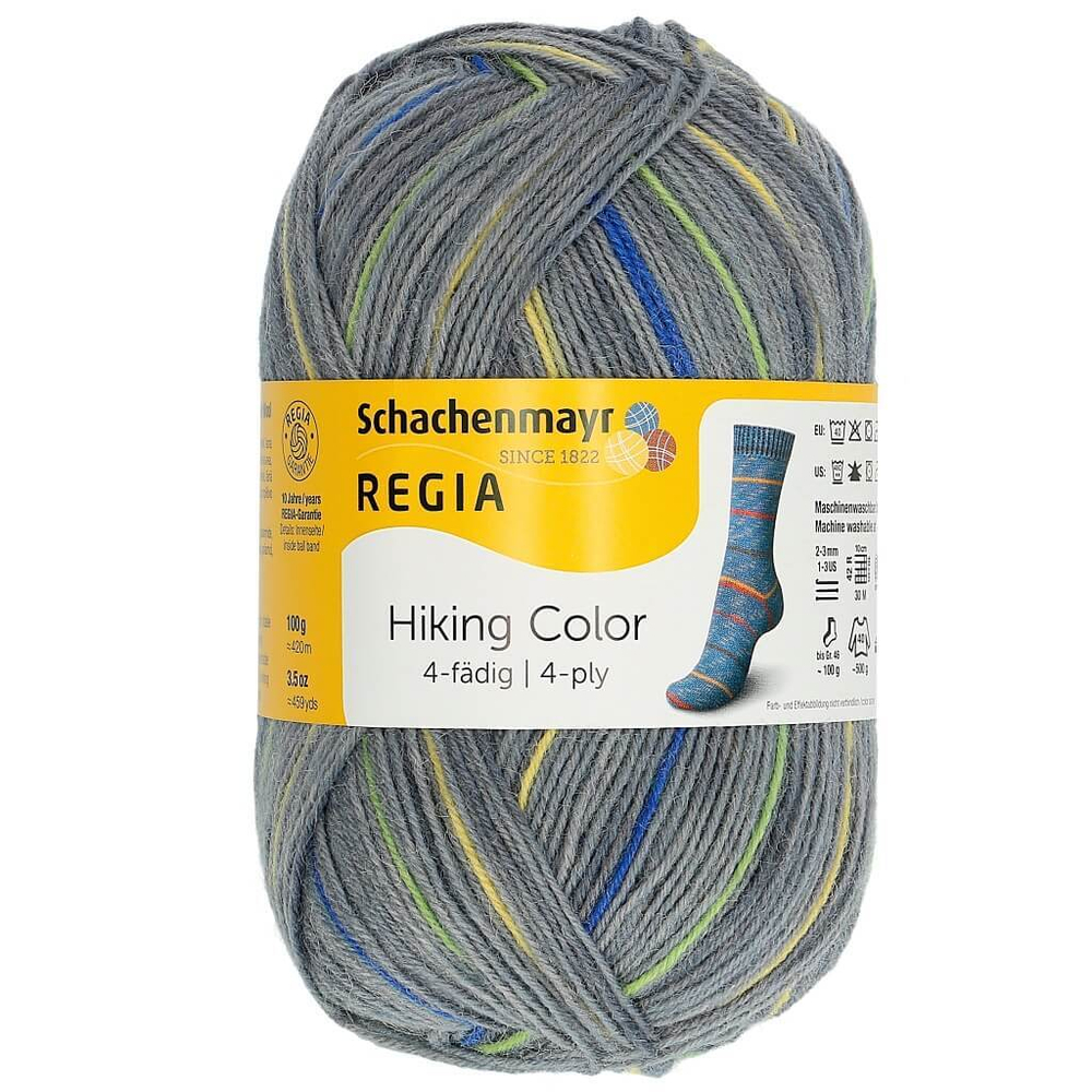 Пряжа Regia 4-fadig Color 100g 01205