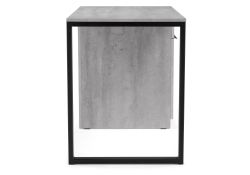 Письменный стол Бэтти Лофт 116х60х75 бетон / черный