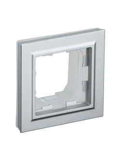 Рамка 1-м IP44 BRITE РУ-1-БрА-44 алюм. IEK BR-M12-44-K47