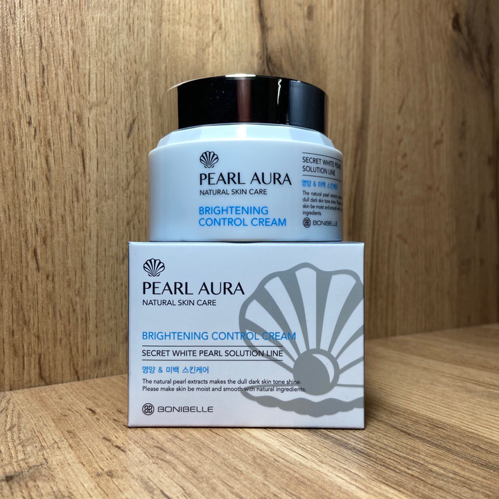 Крем для лица Enough Bonibelle Pearl Aura Brightening Control Cream осветляющий с экстрактом жемчуга 80 мл