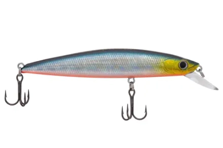 Воблер KYODA Destroyer Minnow-90F, длина 9,0 см, вес 8.0 гр, цвет P1230, заглубление 0,8-1.2 м.