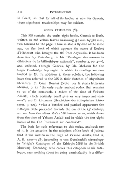 The Octateuch in Ethiopic according to the text of the Paris codex | James Oscar Boyd