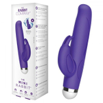 Фиолетовый вибратор-кролик The Mini Rabbit - 13,9 см. (Цвет: фиолетовый)