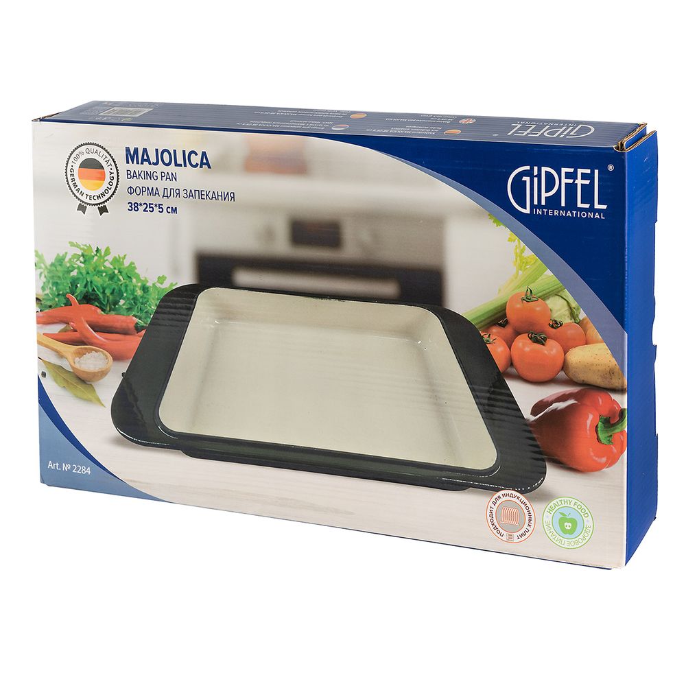 Блюдо для запекания Gipfel Majolica 2284 38х25х5 см