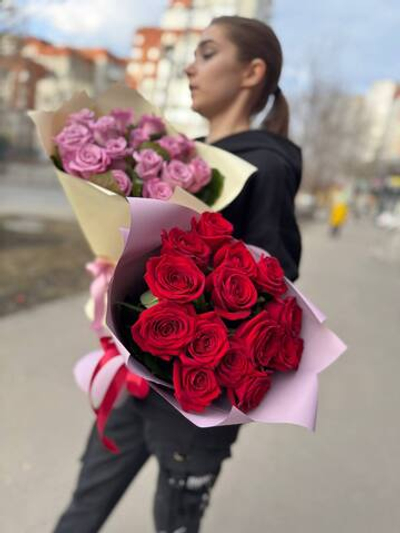 Букет «С любовью из России» 15 шт.