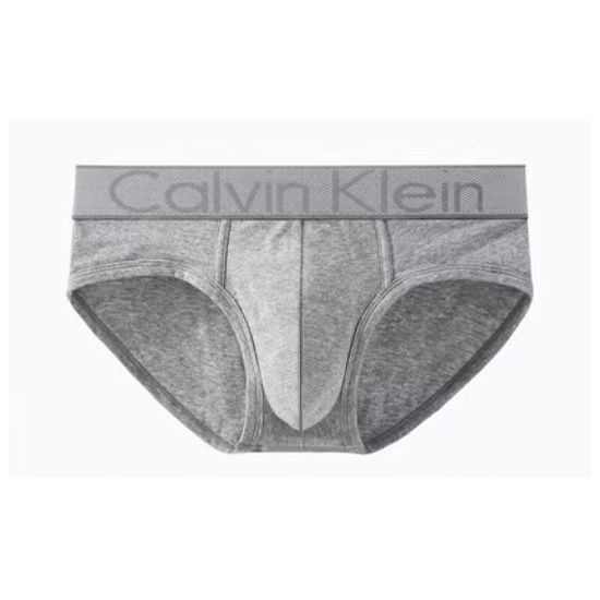 Мужские трусы брифы серые Calvin Klein Briefs СК20021-3