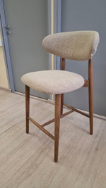 Стул полубарный TODS бежевый XD270-03