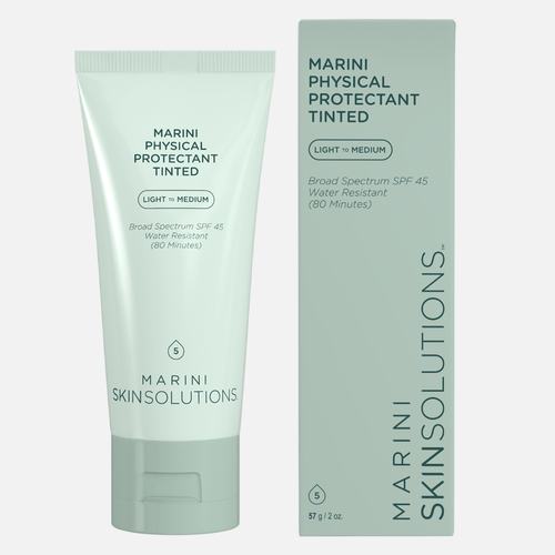 ПОДАРОК: MARINI SKINSOLUTIONS Physical Protectant Tinted SPF45 (Light to Medium) Солнцезащитный крем с тональным эффектом Medium c SPF45, 57 г