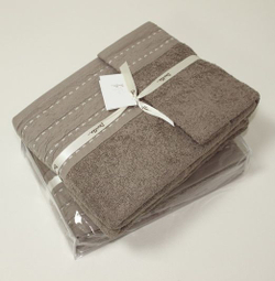 Полотенце 100х150 Devilla Palma Стежок табачное