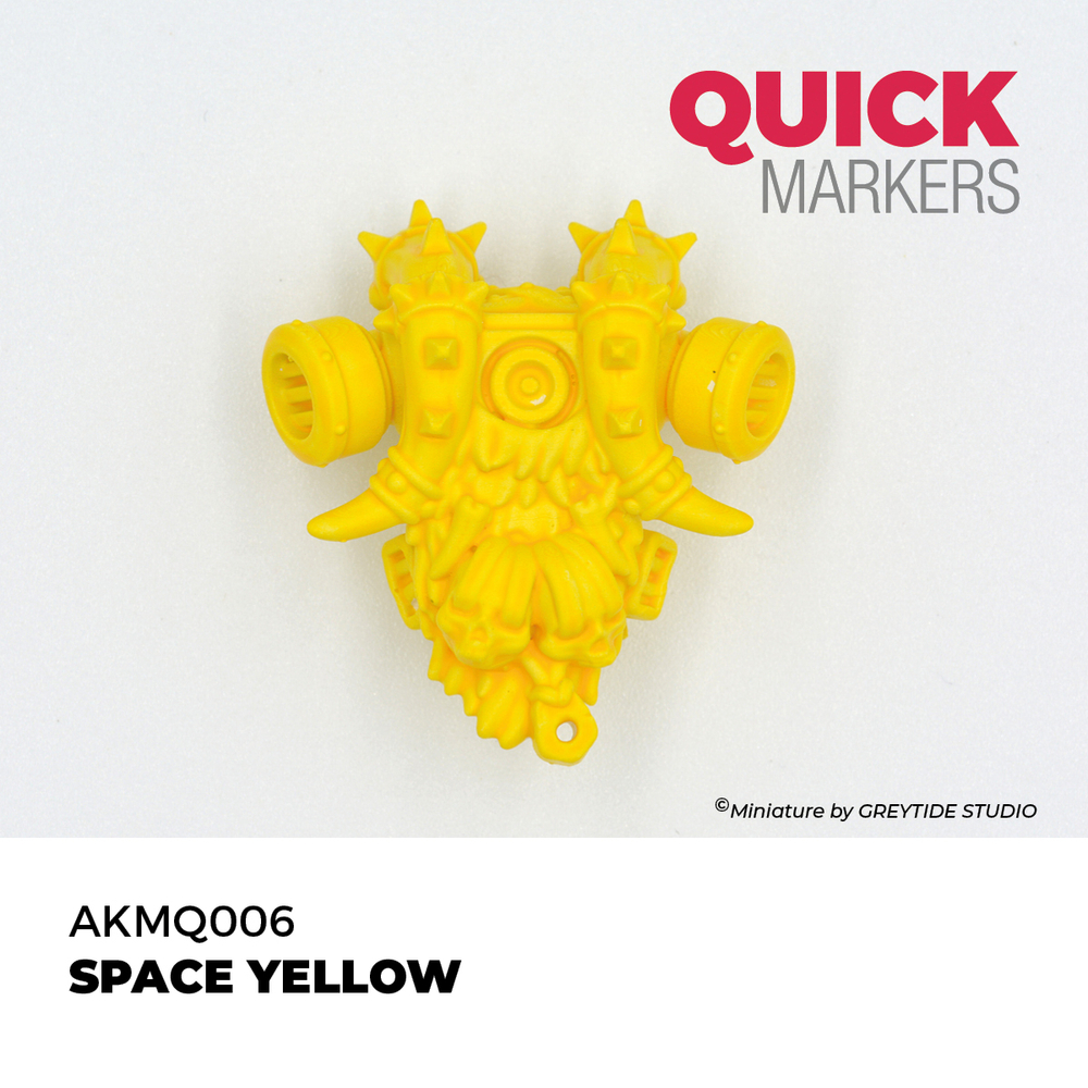 Акриловый маркер AK Interactive Quick Marker Space Yellow