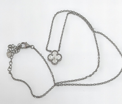 Ювелирное колье из серебра 925 пробы
