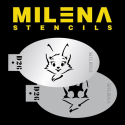 Трафарет Milena D26