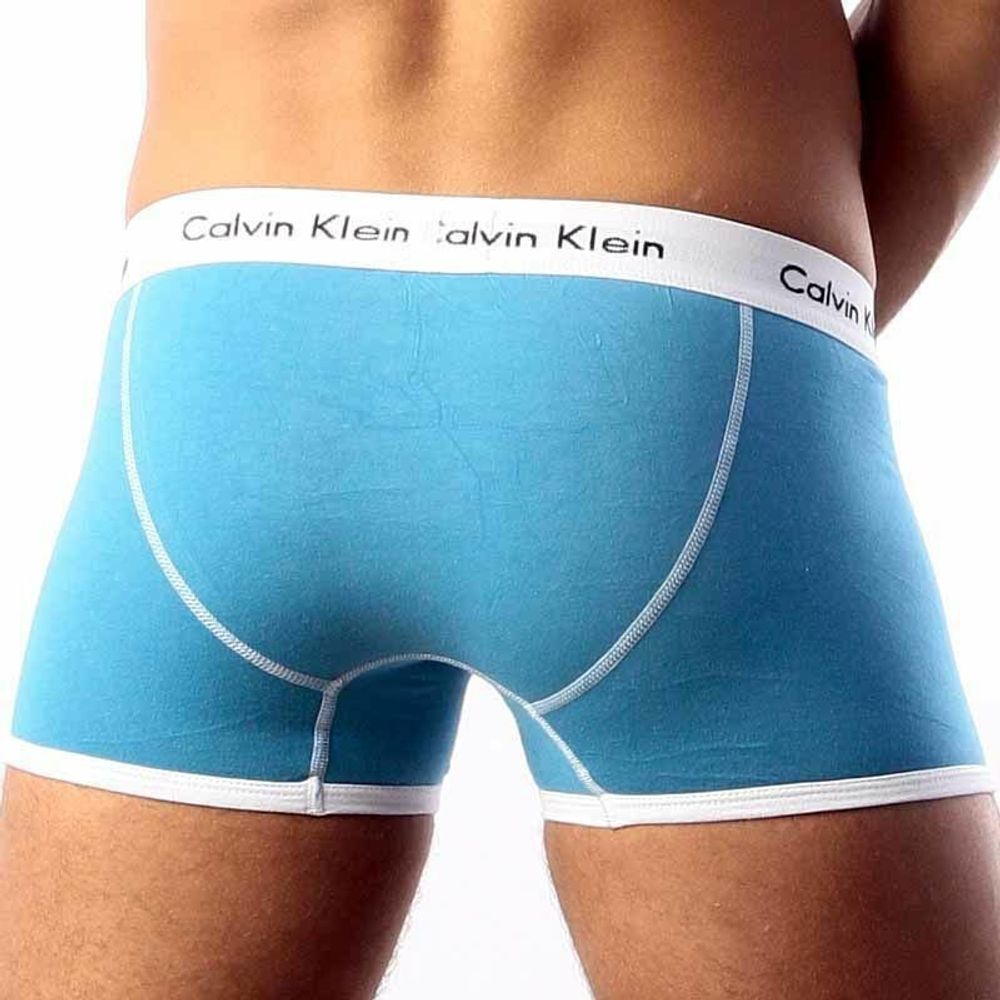 Мужские трусы боксеры Calvin Klein 365 Navy White