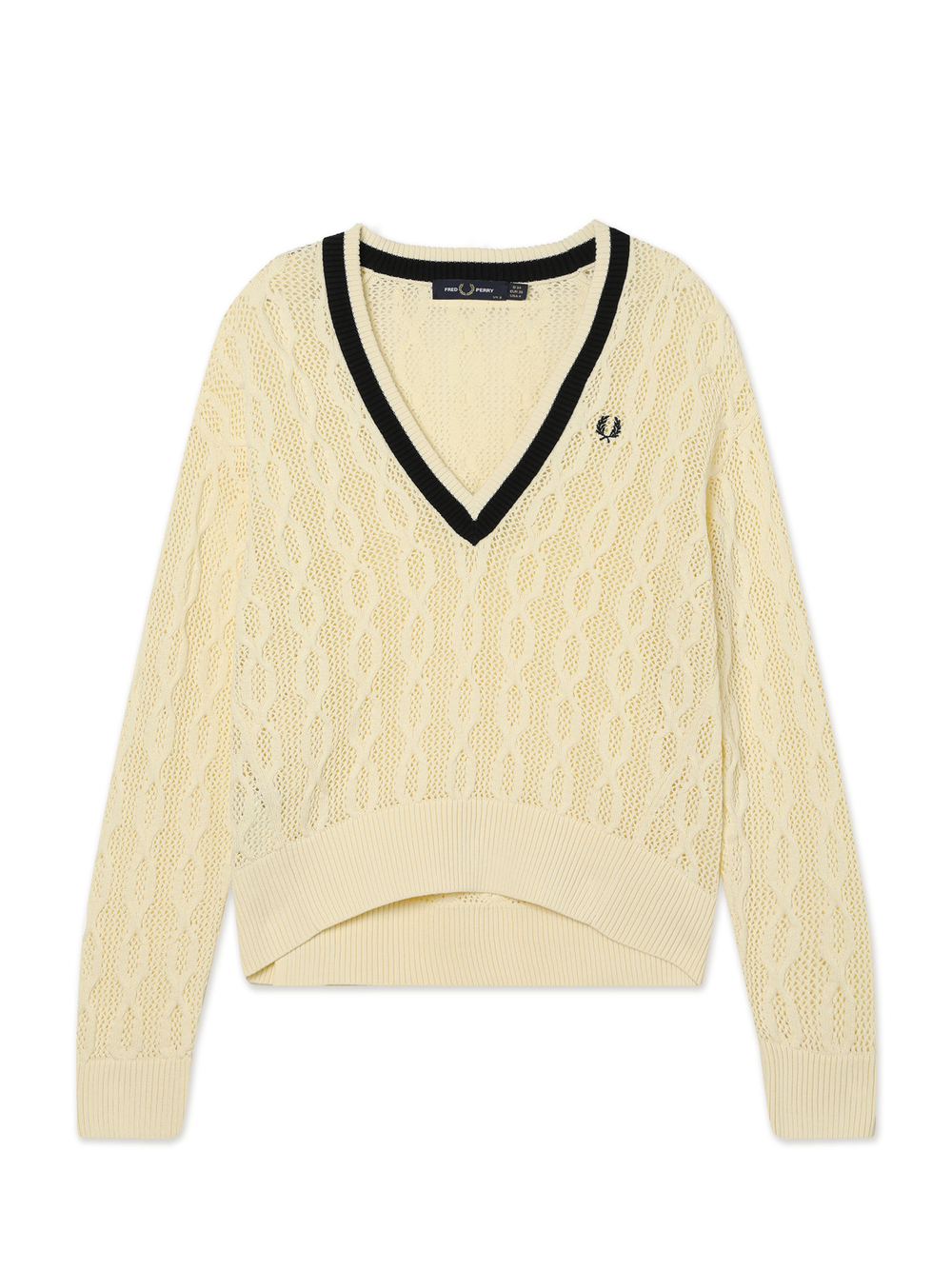 Женский Свитер Open-knit V-neck
