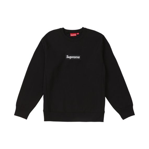 Supreme FW18 Box Logo Crewneck Black