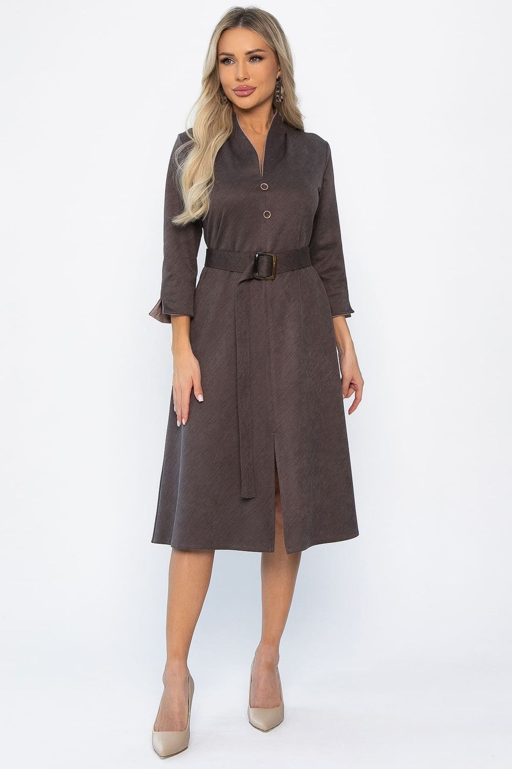 Платье трикотажное Дарьяна НЬЮ (горький шоколад) П14305-18М LT Collection