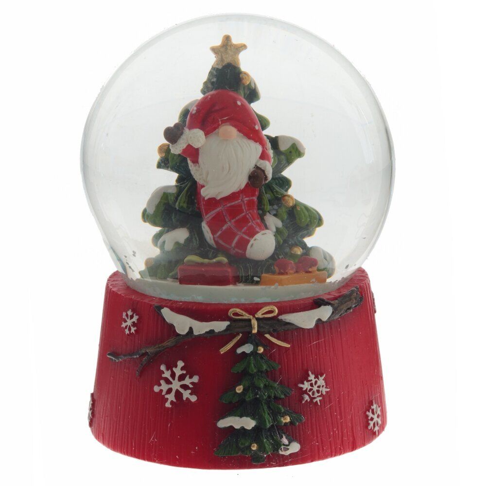 GAEM Фигурка декор в стекл шаре "Гном", D 6.5 см, L6,5 W6,5 H9 см, 2в.