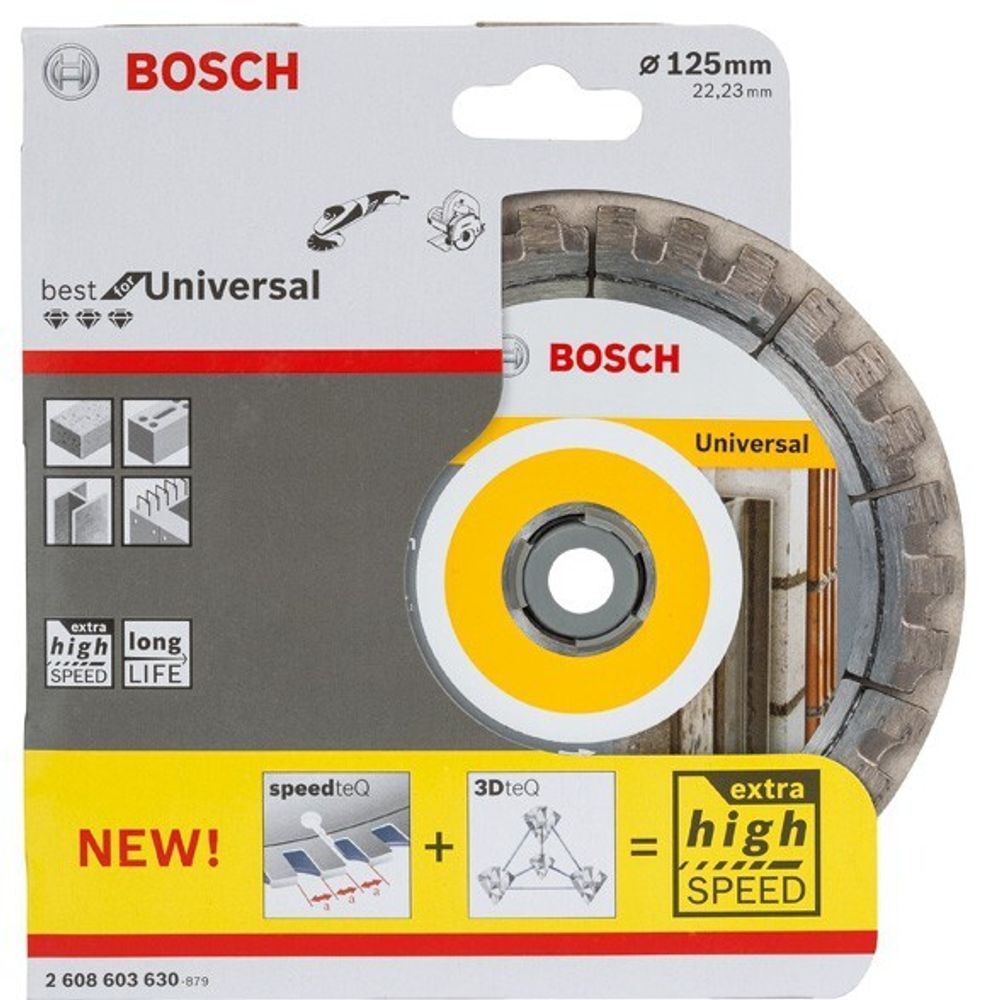 Алмазный диск BOSCH Best for Universal125-22,23