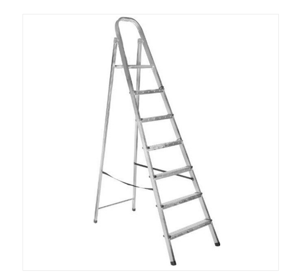Стремянка Планета П061/7 7 ступеней оцинкованная