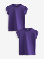 Футболка для девочки Next Q77-137, 2 шт., Фиолетовый