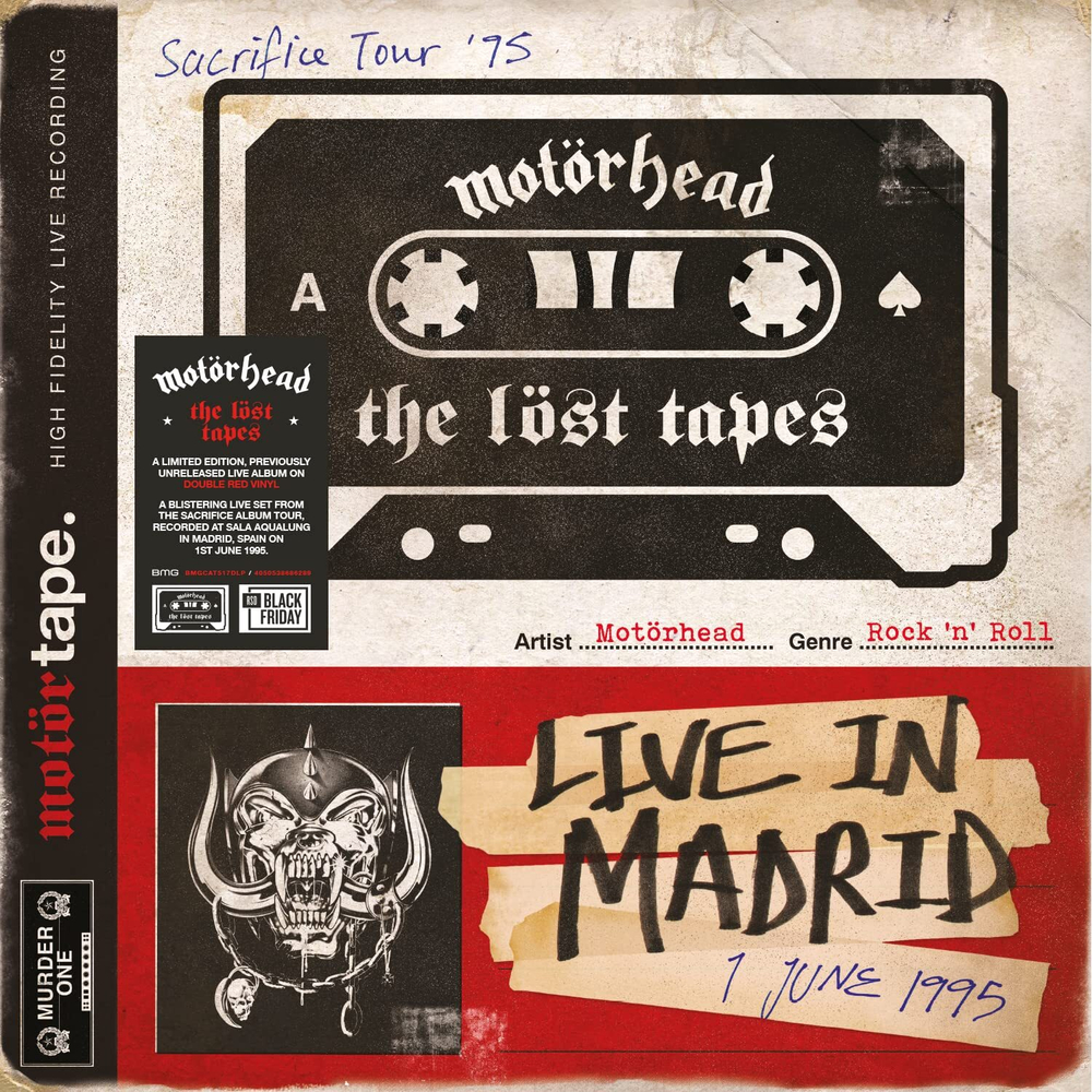 Motorhead / The Lost Tapes Vol. 1 (Live In Madrid 1 June 1995)(Coloured Vinyl)(2LP)