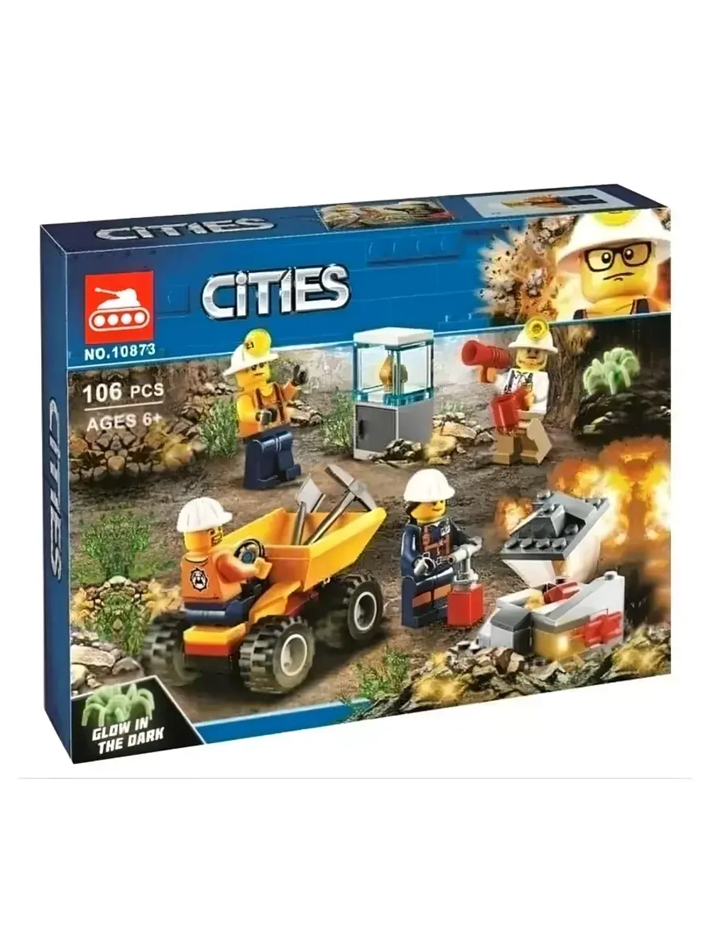 Конструктор Сити Бригада шахтеров 106 деталей