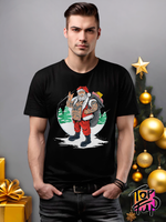 Футболка Rock n roll Santa Claus