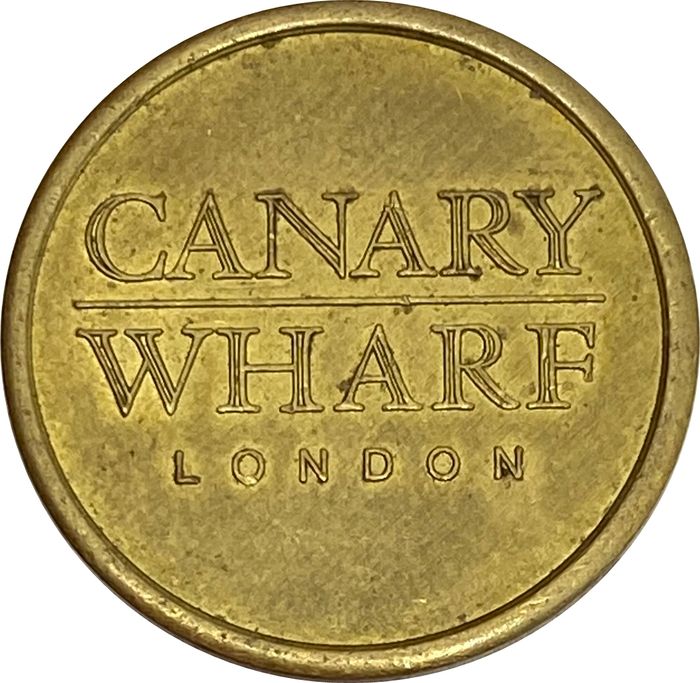 Парковочный жетон «Canary Wharf» Великобритания (маленький)